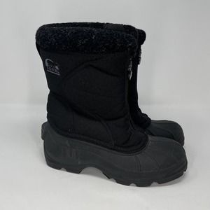 Sorel Black Winter Snow Boots Womens Size 8